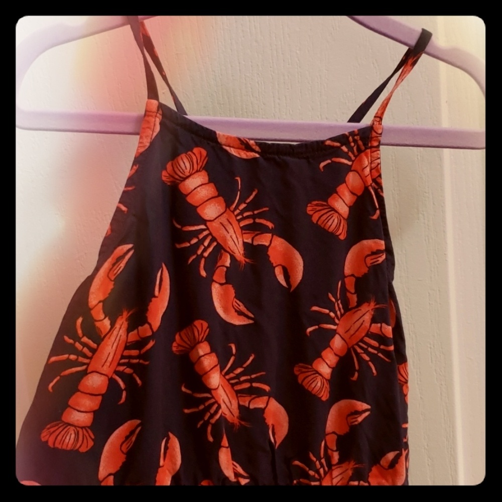 Lobster print dress